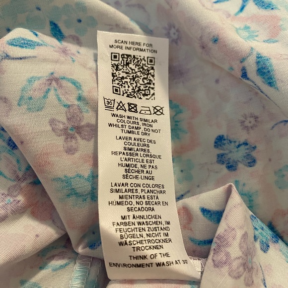 ASOS FLORAL MIDI TIE DRESS - Picture 15 of 15